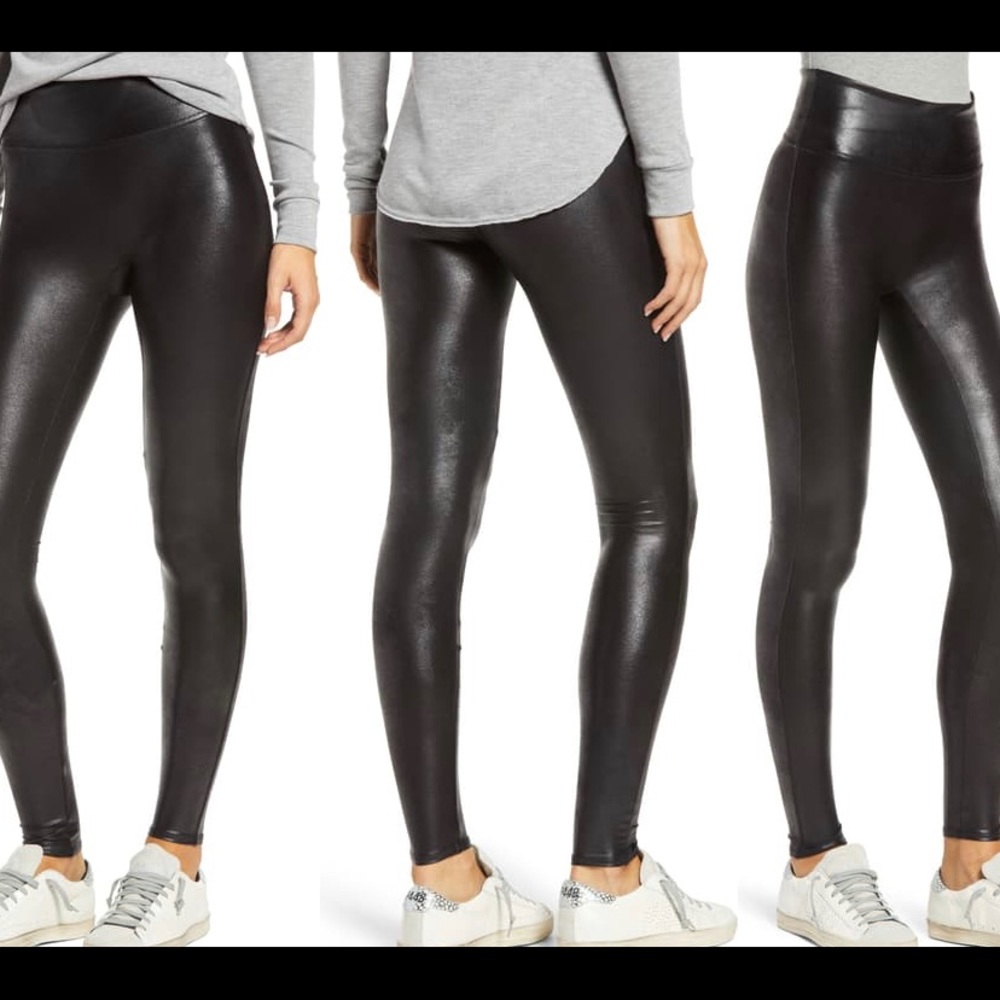 Spanx Faux Leather Leggings